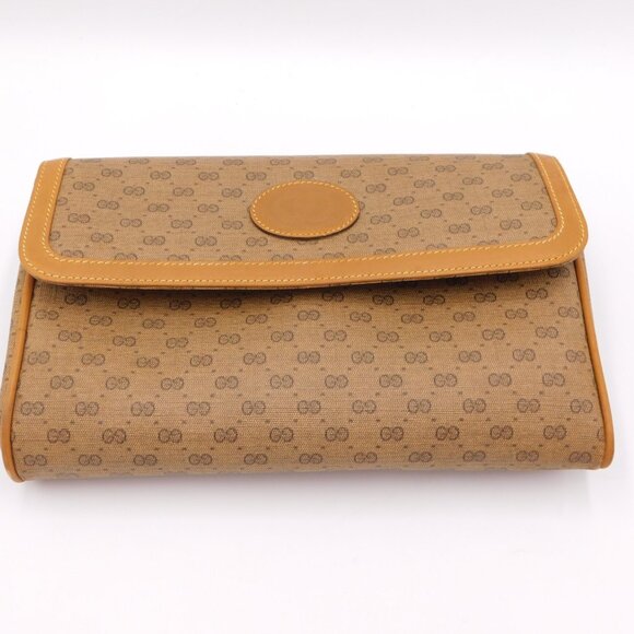 Gucci Vintage Micro GG Supreme Shoulder Bag | Coated Canvas | Authentic | Fair - Picture 7 of 15